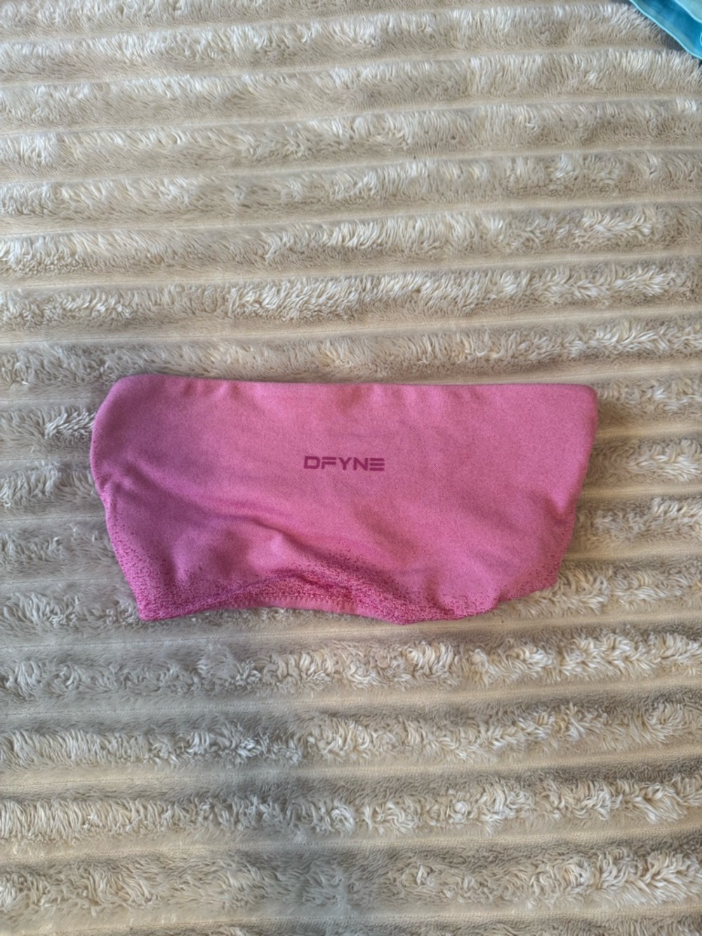 DFYNE Ignite Pink Strapless Sports Bra - Size XS